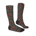 thumbnail image 3 of Balery Strawberry Printed Novelty Socks Men's Women's Crew Socks Sports Socks Knee High Socks Cotton Socks Quirky and Cool Socks, 3 of 9