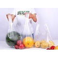 thumbnail image 5 of 100 bolsas de plástico transparente tipo chaleco de 18 x 29 cm, bolsas de transporte tipo chaleco, bolsas para llevar alimentos, bolsas de mercadería para supermercado, 5 of 5