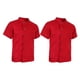 thumbnail image 1 of 2 chaquetas de chef unisex, abrigo, camisa de manga corta, uniforme de cocina Rojo L XL, 1 of 9