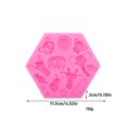 thumbnail image 2 of jesticaly Animals Mould Baking Chocolate Fondant Cake Decorating Clay Tools Pink 1Set, 2 of 6