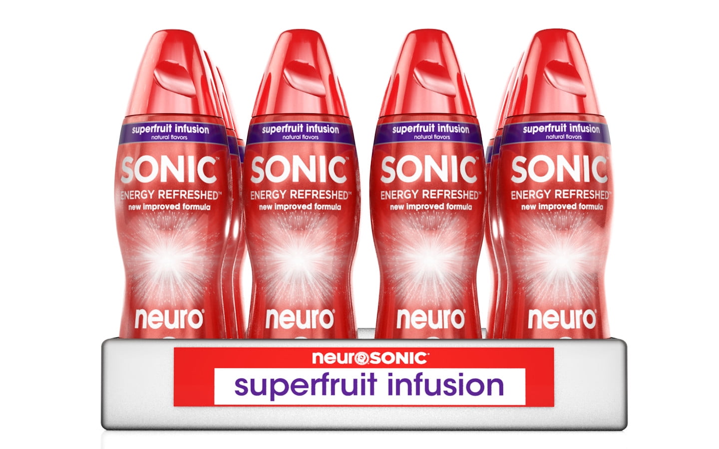 Neuro SONIC Energy Drink, Super Fruit Infusion, 14.5 Fl Oz, 12 Count