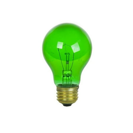 

SUNLITE 25w A19 120v Medium Base Transparent Green Bulb 2 Pack