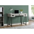 thumbnail image 1 of Monarch Specialties Computer Desk, Home Office, Laptop, Storage Drawers, 48"l, Work, Metal, Laminate, Grey, Black, Transitional, 1 of 3