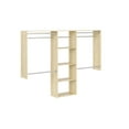 thumbnail image 3 of Easy Track Wood Laminate Closet Storage Organizer with Shelves, Honey Blonde, 3 of 4