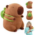 thumbnail image 5 of Collectible Capybara Plush Doll - Soft Fluffy Stuffed Animal with Tortoise | Kawaii Toy for Kids Adults Home Decor Capybara Lover Gift, 5 of 8