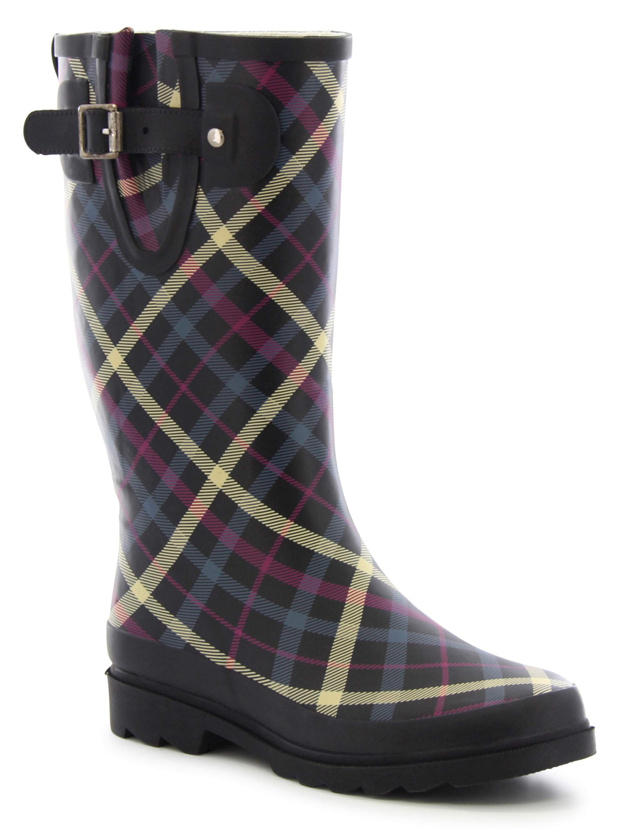 western chief women's villa plaid rain boot