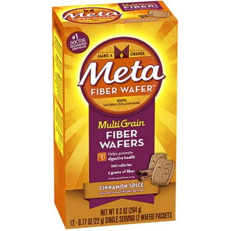 Metamucil MultiGrain Fiber Wafers, Cinnamon Spice 24 ea ... Metamucil MultiGrain Fiber Wafers, Cinnamon Spice 24 ea ...