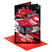 American Greetings Hot Wheels Valentine's Day Card for Kids (Race to Fun)