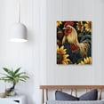 thumbnail image 4 of Nawypu Sunflowers Chickens Rooster Vintage Poster Decorative Farmhouse Animals Painting Canvas Aesthetic Wall Art Living Room Bedroom Picture Artwork, 4 of 5