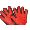 thumbnail image 2 of Pet Grooming Gloves (Red) - Perfect Design for Grooming, Deshedding, Bathing & Massaging Your Dogs & Cats with Long/Short/Curly Fur – 1 Pair (Right & Left), 2 of 8