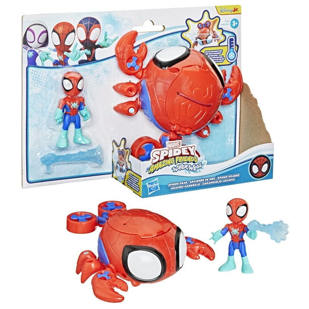 Set de juego Hasbro Spidey and his Amazing Friends Aracno-Cangrejo