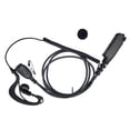 thumbnail image 4 of 2 Pin Auriculares en Forma de G para Walkie Talkie Auriculares Auriculares 2 vías Radio Audio Room para Sepura STP8000 Sunnimix Auricular de radio bidireccional, 4 of 8
