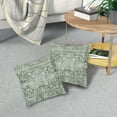 thumbnail image 5 of Sage Green Boho Throw Pillow Covers 20x20 Inch Bohemian Carpet Ethnic Pillow Cases Vintage Geographic Persian Rug Farmhouse Throw Pillows Set of 2 Home Decor for Room Porch Patio Couch Outdoor, 5 of 6