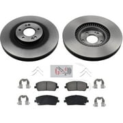 Teledu Front Pads with NTC Disc Brake Rotors For 2020-2022 Palisade 2020-2022