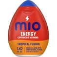 thumbnail image 2 of MiO Energy Tropical Fusion Liquid Water Enhancer, Caffeinated, 1.62 fl oz Bottle (Pack-5), 2 of 13