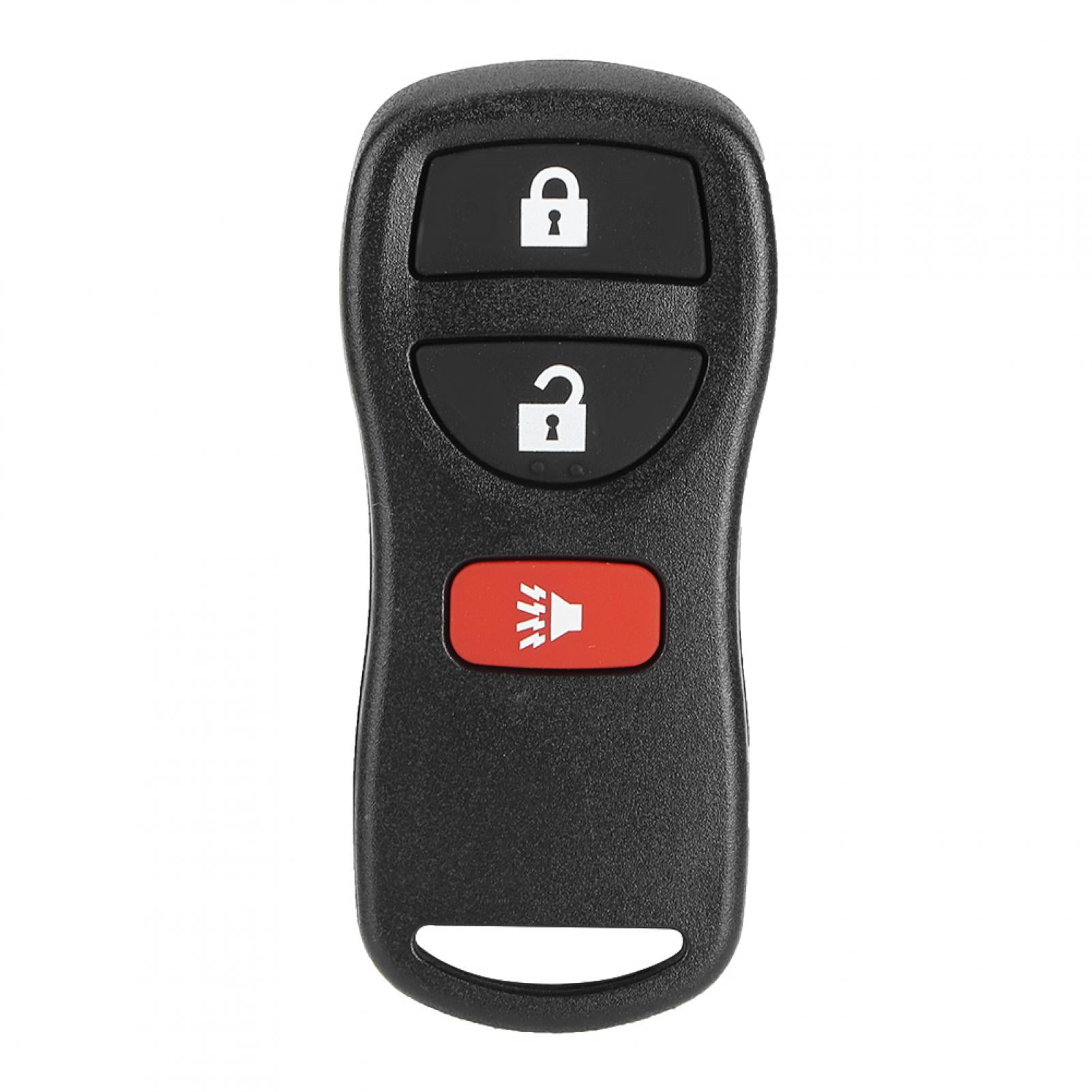 Qiilu CWTWB1U415 3 Buttons Keyless Entry Remote Car Key Fit for Armada Murano Pathfinder Versa KBRASTU15 CWTWB1U733 Remote Control Transmitter High Sensitivity Black Color 