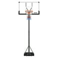 thumbnail image 1 of VEVOR Support de Basketball Portable, Panier de Basketball et But à Hauteur Réglable de 5,25 à 10 Pi, Panier de Basketball Portable avec Panneau Arrière en PC de 44 Pouces et Roues pour Enfants, Ados, Adultes dans les Entrées, Piscines, 1 of 9