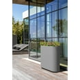 thumbnail image 4 of Veradek Demi Series Span 36" Plastic-Stone Planter - (Grey), 4 of 11