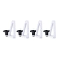 thumbnail image 1 of Aa-Racks Aluminum Van Roof Ladder Rack And Truck Ladder Rack Ladder Stopper Set Of 4 - White, 1 of 5