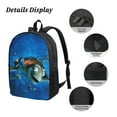thumbnail image 3 of Finding Nemo Backpack, Large Capacity Laptop Backpack, Durable Water-Resistant Daypack, 17.3x12.2x5.5 Inch, 3 of 8