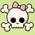 thumbnail image 3 of CafePress - Cute Skull Girl Infant T Shirt - Infant T-Shirt, 3 of 4