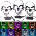 thumbnail image 3 of Halloween Led Mask, Scary Light Up Purge Mask Cosplay Masks, 3 of 5