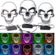 thumbnail image 3 of Halloween Led Mask, Scary Light Up Purge Mask Cosplay Masks, 3 of 5