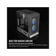 thumbnail image 3 of Thermaltake Ceres 300 Black Mid Tower E-ATX Computer Case With Tempered Glass Side Panel; 2xCT140 ARGB Fan Preinstalled; Rotational PCIe Slots & GPU Holder; CA-1Y2-00M1WN-00, 3 of 5