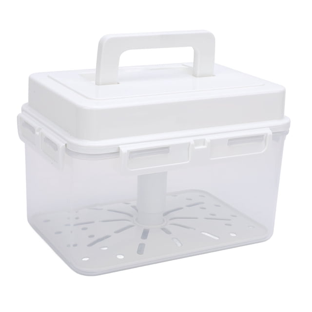 Sauerkraut Container, Kimchi Fermentation Container Large Capacity Sauerkraut Fermentation and Storage Container Saver Sealing Rectangular Kimchi Pickling Fermentation Box