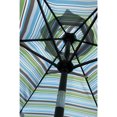 thumbnail image 5 of 8.6 ft Outdoor garden patio umbrellas ，with Push Button Tilt and Crank,Outdoor Backyard[Umbrella Base is not Included]-Light blue, 5 of 7