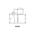 thumbnail image 3 of BAL | Accu-Slide Base Roller 1/2" Wear Bar | 854304, 3 of 4