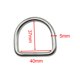 thumbnail image 3 of Hebillas de Hardware Macarena Anillos en D de Metal de Acero Inoxidable 4 cm x 37 cm, 3 of 8