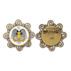 thumbnail image 1 of Sudán del Sur África emblema nacional Broche de flores, regalo de joyería para mujeres y niñas Unbranded M, 1 of 3