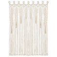 thumbnail image 1 of Cortina de macramé Osunnus Boho, divisor de ambientes grande, 200 x 120 cm, 1 of 7
