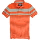 thumbnail image 1 of Ecko Unltd. Combo Strip Ss Knit Rugby Polo para hombre, naranja, XXX-Large, 1 of 1