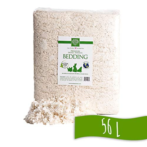 Small Pet Select Literie en Papier Blanc Non Blanchi, 56L