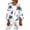 White, variant on WTOBBY Women's Printed Lightweight Mid-Length Cardigan Jacket, Casual Fashion Cover-Up with Hawaiian AI Design, Long Sleeve Open Front Coat for Beach or Summer,Blue L