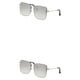 thumbnail image 3 of Gafas de sol cuadradas Sonducket Mujer Multicolor Playa Exterior Ligero Estilo simple Tipo 4, 3 of 6