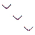 thumbnail image 1 of Methold Paquete de 2 pegatinas para consola de juegos, decoración para pelar y pegar con degradado arcoíris Type1 NO1, 1 of 6