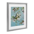 thumbnail image 2 of Stupell Industries Traditional Songbird Perched on Blooms Gray Framed Print Under Glass, 13 x 13, by Sally Swatland, 2 of 8