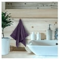 thumbnail image 6 of Luxury Hotel & Spa Collection, Quick Dry 100% Turkish Cotton 700 GSM, Eco Friendly Towel, for Bathroom, Gymand Kitchen Dobby Border Soft Hand Towel Set 16 X 30, Plum, Hand Towels, 6 of 6