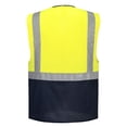 thumbnail image 2 of Portwest UC476 Warsaw Executive Safety Vest Yellow/Black, X-Large, 2 of 2