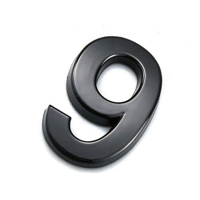 jesticaly House Numbers ple Numerical Marks Accessories Exquisite Number Signs Parts Number Sign DIY Accessory for Apartment Hotel Number 9 1Set