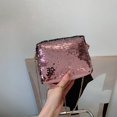 thumbnail image 3 of Bolso Embrague Lentejuelas Con Correa Desmontable Noche para Boda Fiesta, 3 of 9