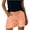 Orange, variant on Womens Jean Shorts Stretchy High Waisted Ripped Denim Shorts with Pockets Trendy Distressed Cut Off Shorts by Yigetop Black L