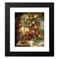 thumbnail image 2 of Hans Zatzka 15x17 Black Modern Framed Museum Art Print Titled - Summer Flowers on a Ledge, 2 of 5