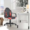 thumbnail image 1 of Topcobe Gaming Chair, Computer Racing Chair Ergonomic Leather Chair, Height Adjustable Office Chair, Red, 1 of 7