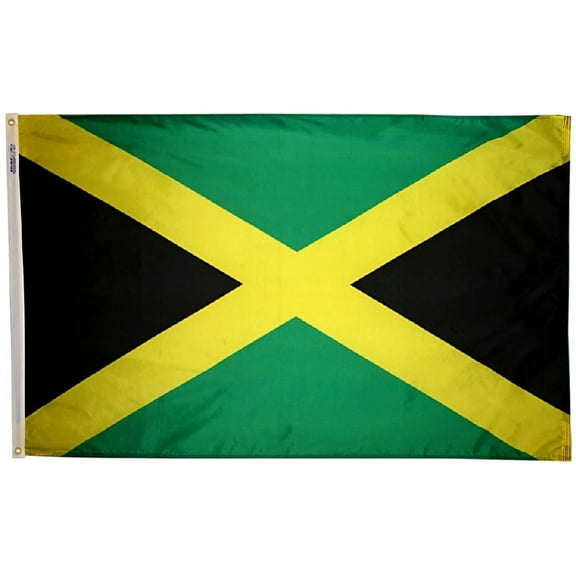 Jamaica - 4'X6' Nylon Flag