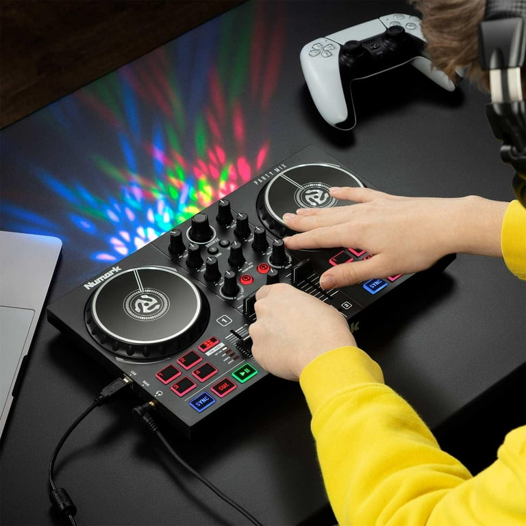 Numark Party Mix DJコントローラー　箱あり Numark Party Mix II DJ Controller with Microphone | IDJNOW