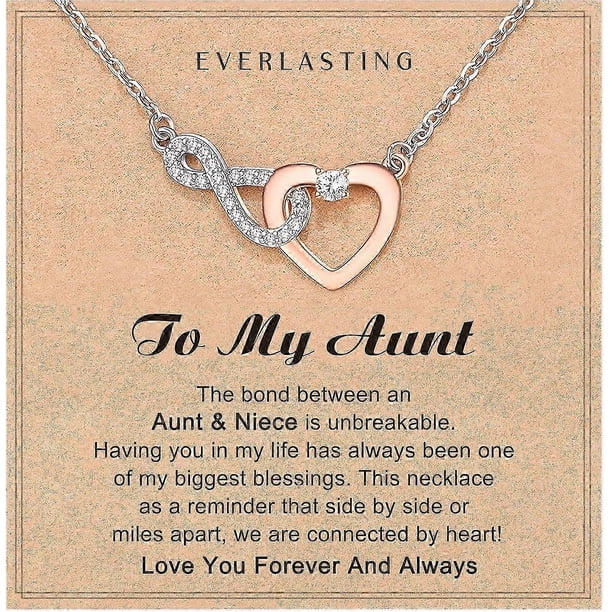 2026 Dainty Heart-felt Infinity Heart Necklace for Mother Daughter Girlfriend Soulmate Grandma Granddaughter Mother-in-law Friend Bonus Mom Bonus Daug